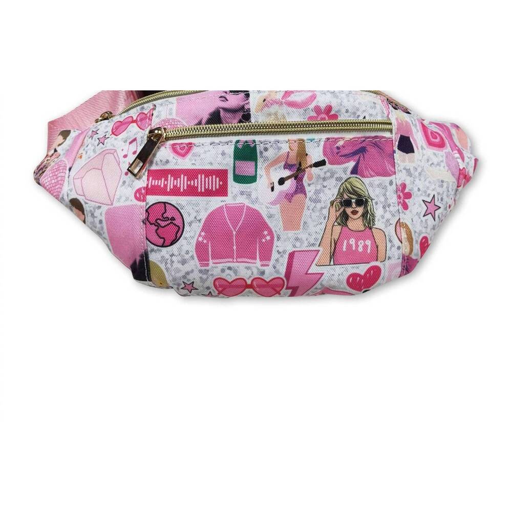 NEW YAWOO GARMENTS girl's swiftie inspired waist bag in pink